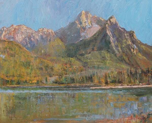 Landscape--Stanley Lake Afternoon by John Horejs