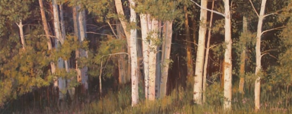Trees--July Woods by John Horejs