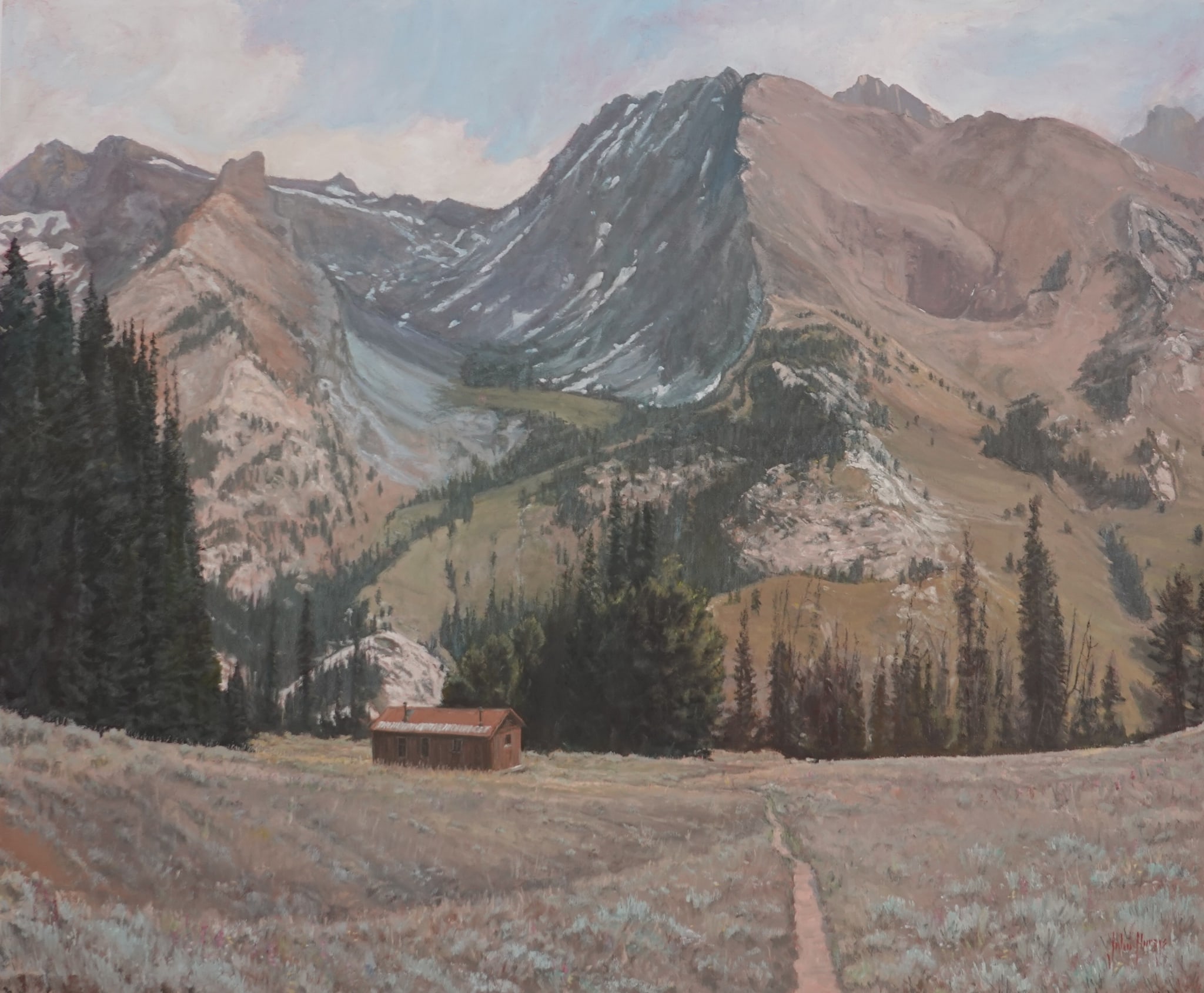 Landscape--The Pioneer Mountains by John Horejs