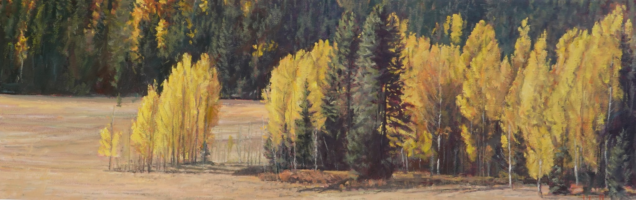 Trees--Autumn at Sunrise by John Horejs