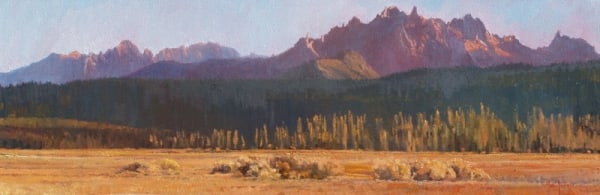 Landscape--Sawtooths:Late Afternoon Colors by John Horejs