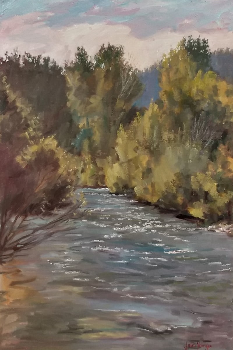 Landscape--Wood River Morning by John Horejs