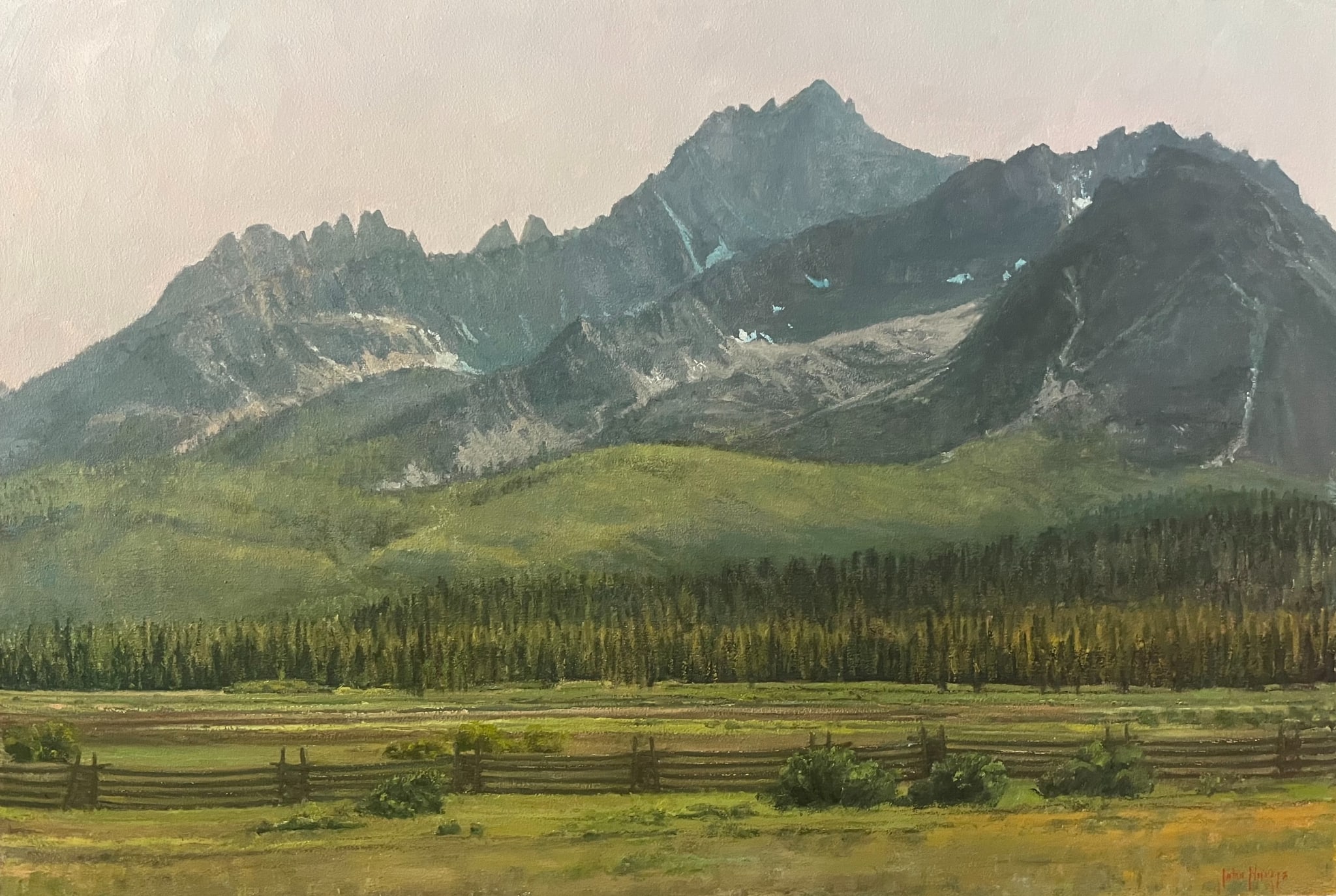Landscape--Sawtooth Elegance by John Horejs