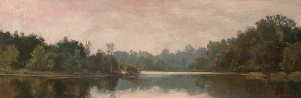 Landscape--Lakeside Reflections by John Horejs