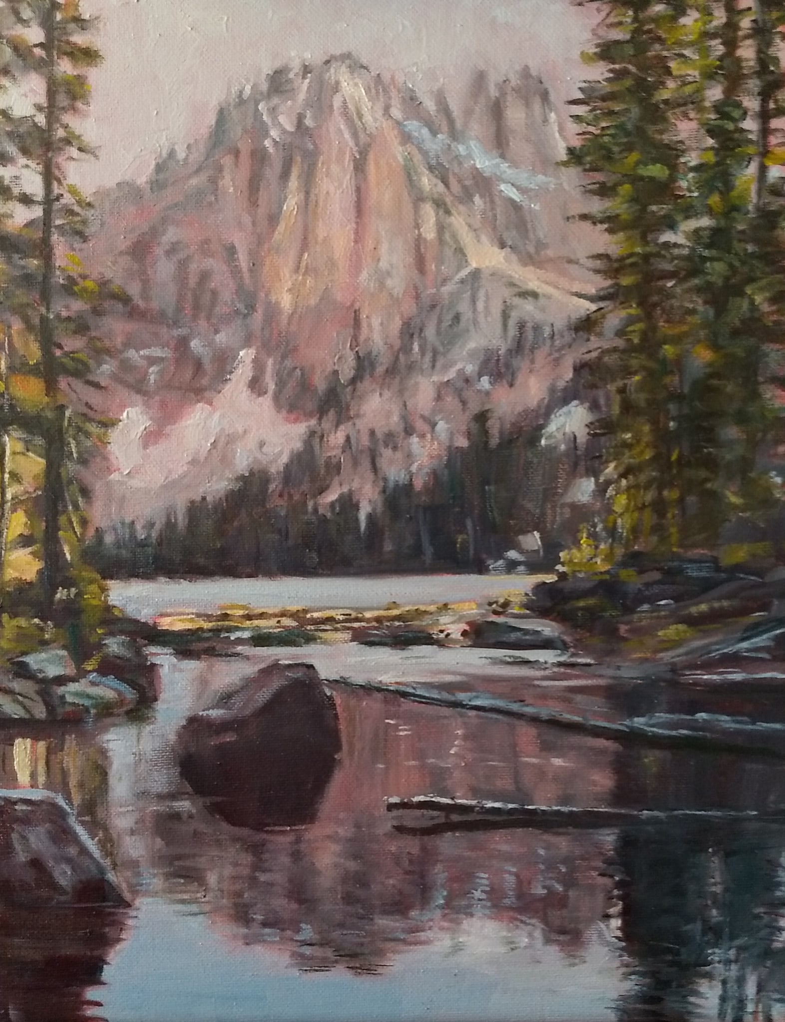 Landscape--Sawtooth Reflection by John Horejs