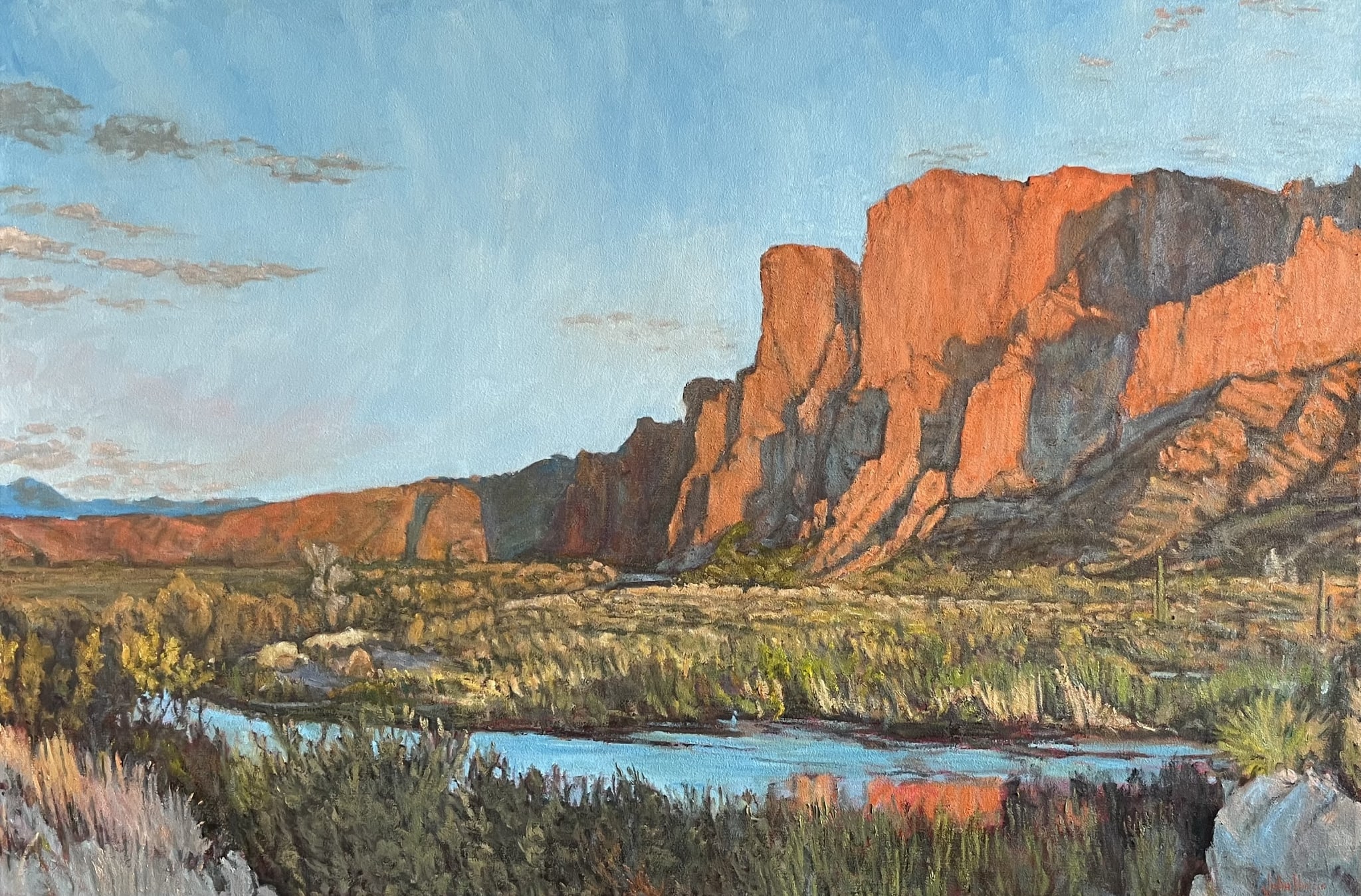 Desertscape--Salt River Serenity by John Horejs