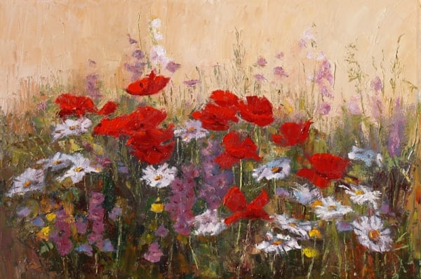 Floral--Wild Poppies by John Horejs