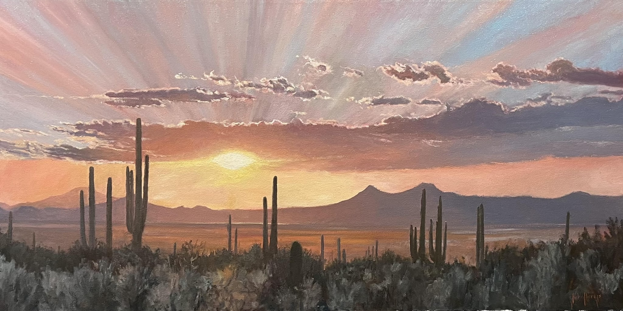 Desertscapes--Sunset Brilliance by John Horejs
