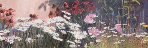 Floral--Cone Flowers and Daisies by John Horejs