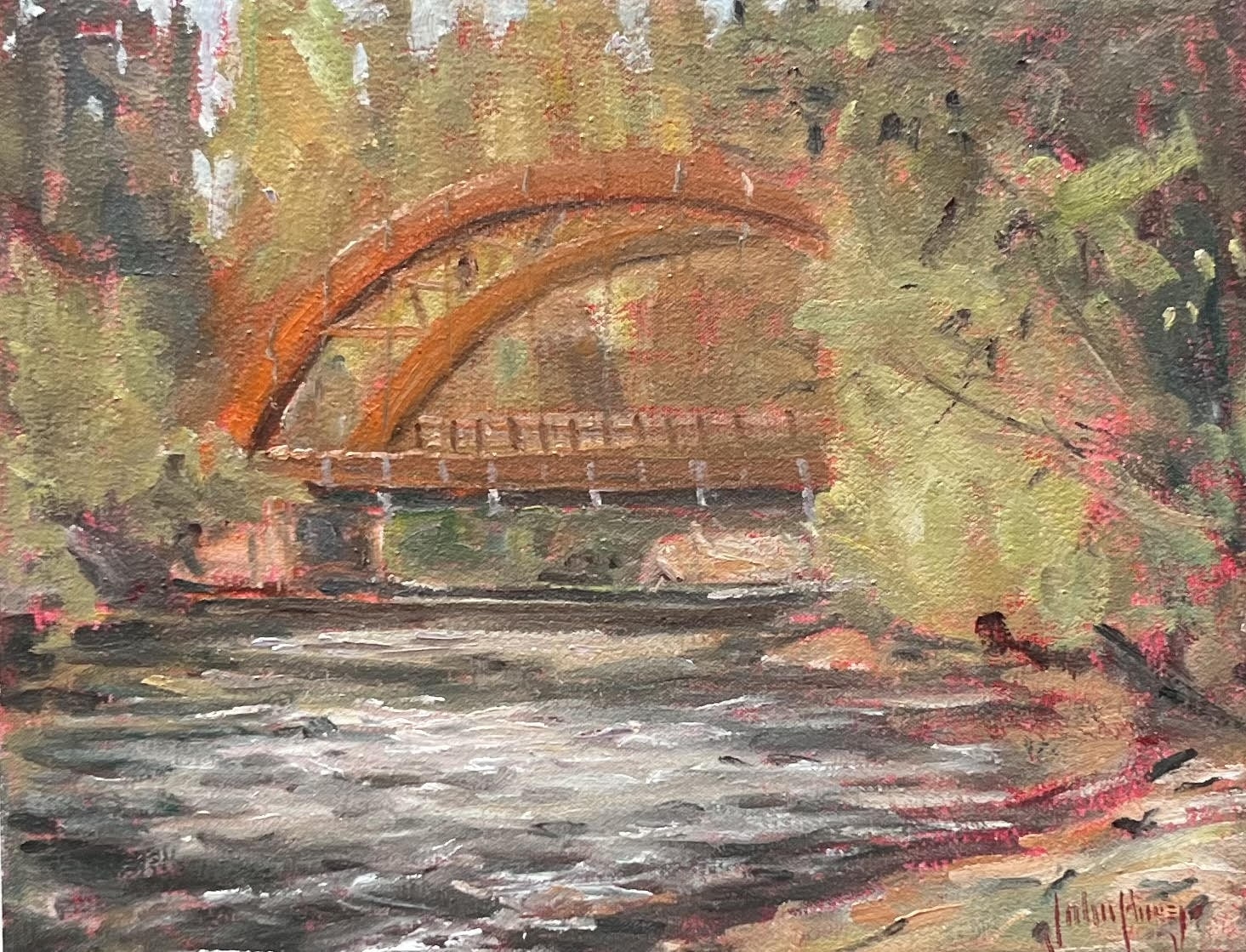 Wood River Bridge by John Horejs