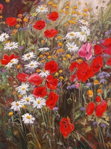 Floral--Wildflower Garden Elegance by John Horejs