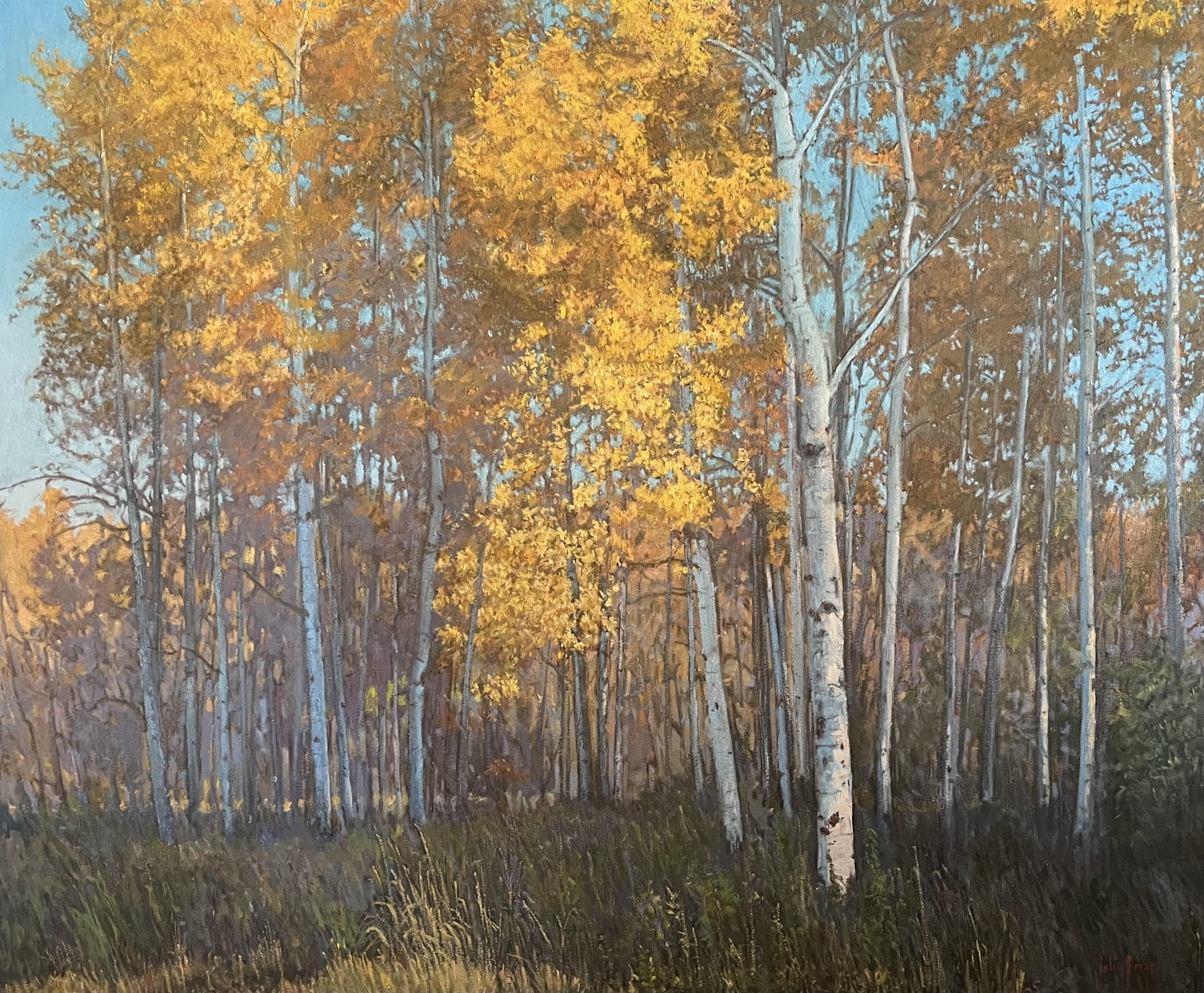 Trees--Golden Autumn by John Horejs