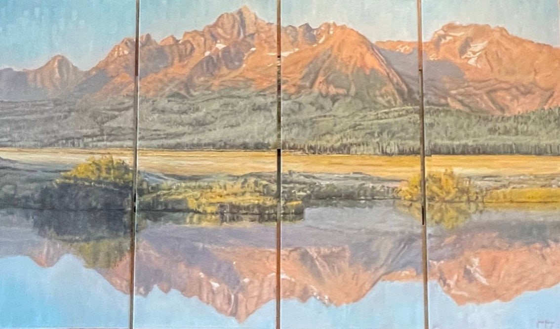 Landscape--Sawtooth Morning Grandeur by John Horejs