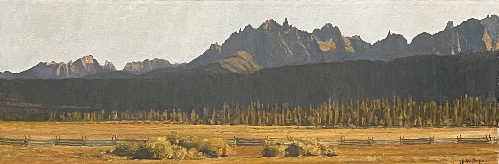 Landscape--Sawtooth Summer's End by John Horejs