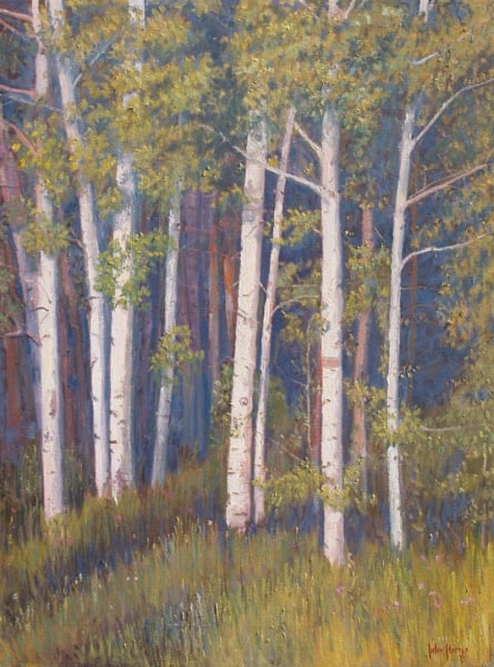 Trees--Peaceful Woodlands by John Horejs