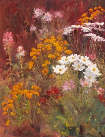 Floral--Garden at Sun Valley Lodge by John Horejs