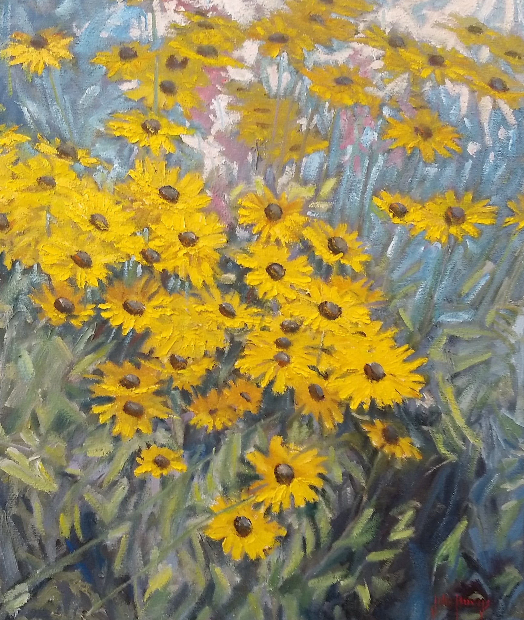 Floral--Golden Garden by John Horejs