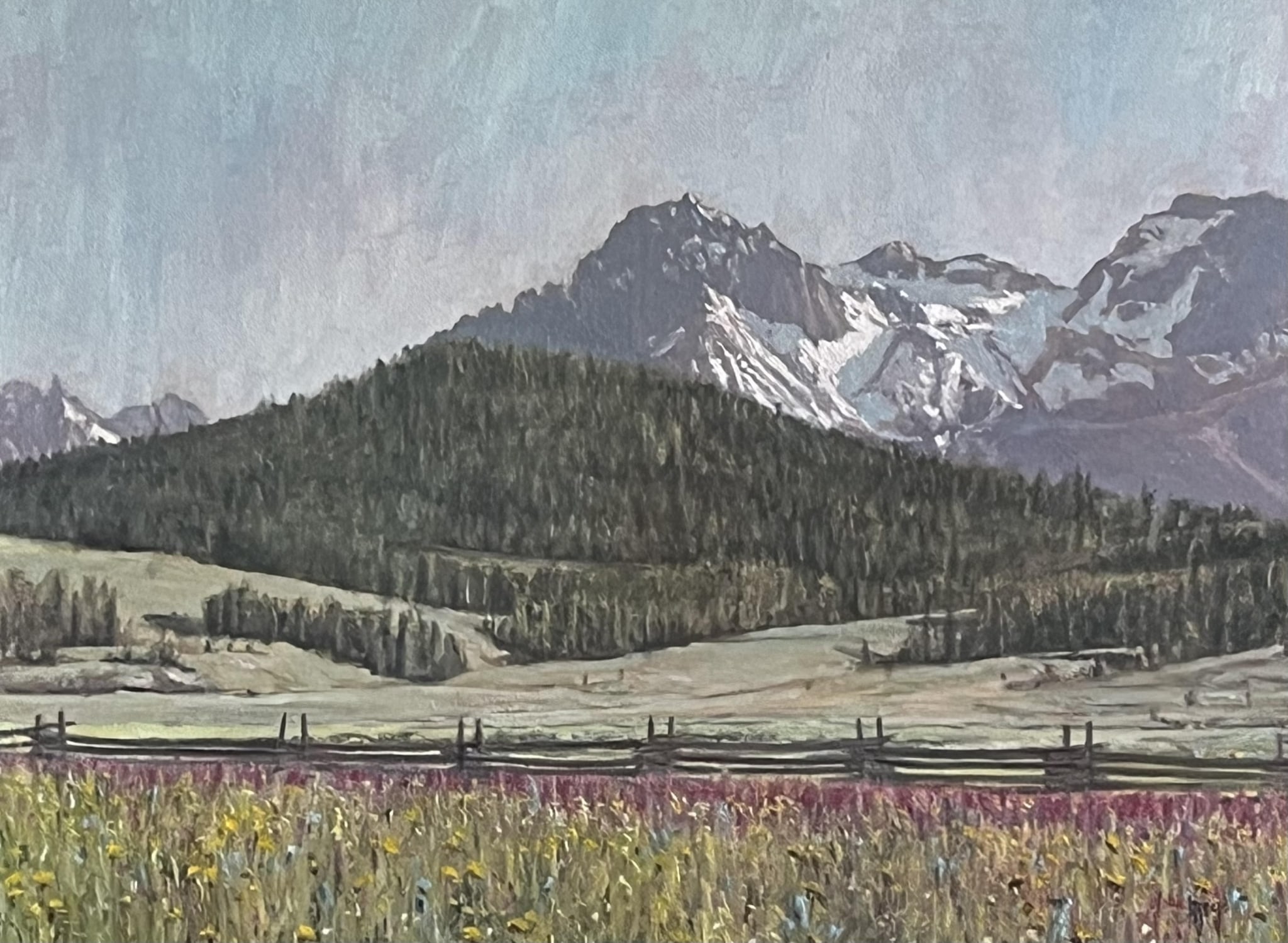 Spring in the Sawtooths by John Horejs