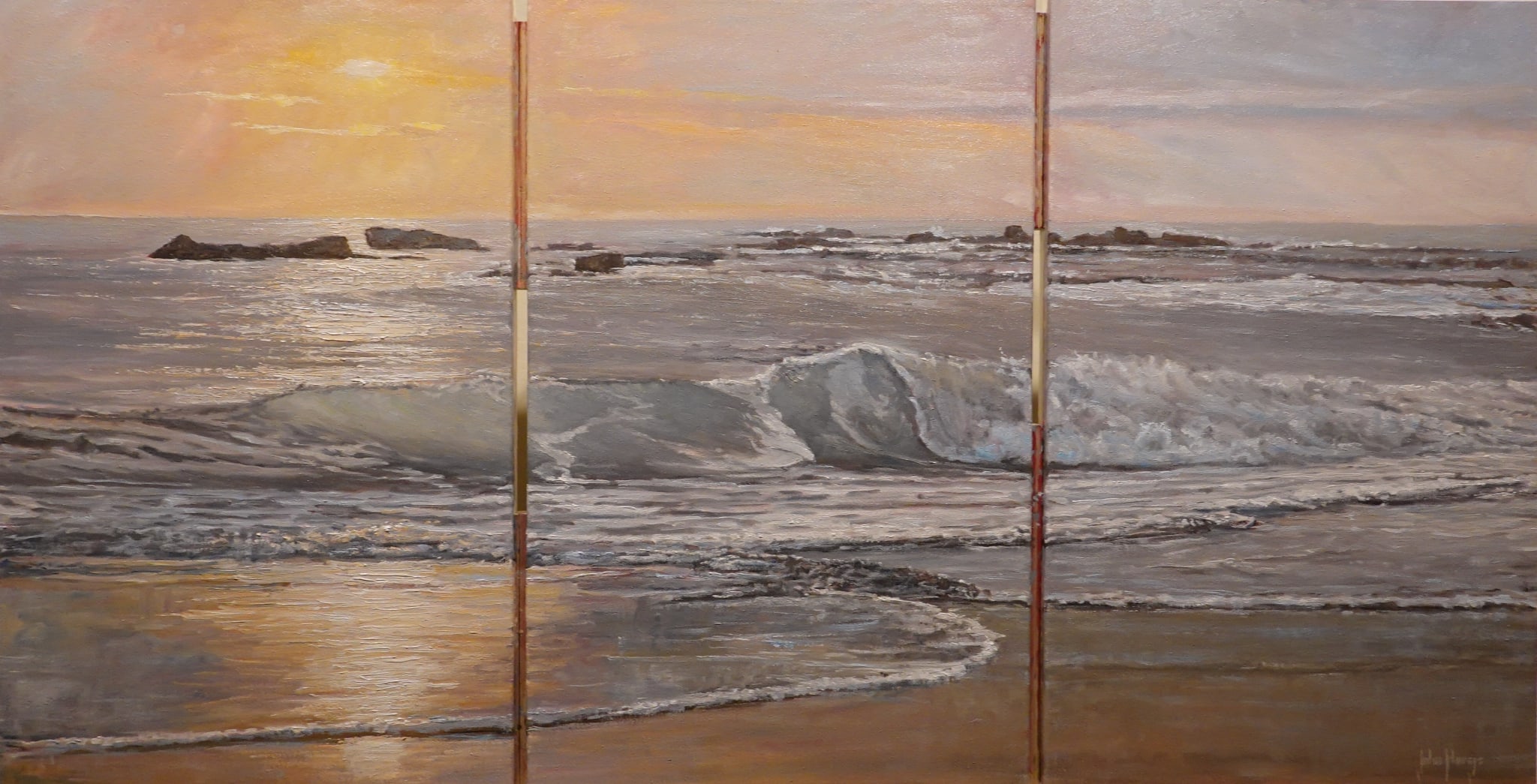 Seascape--Costa Rican Sunset by John Horejs