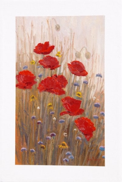 Poppies and Sunshine II by John Horejs