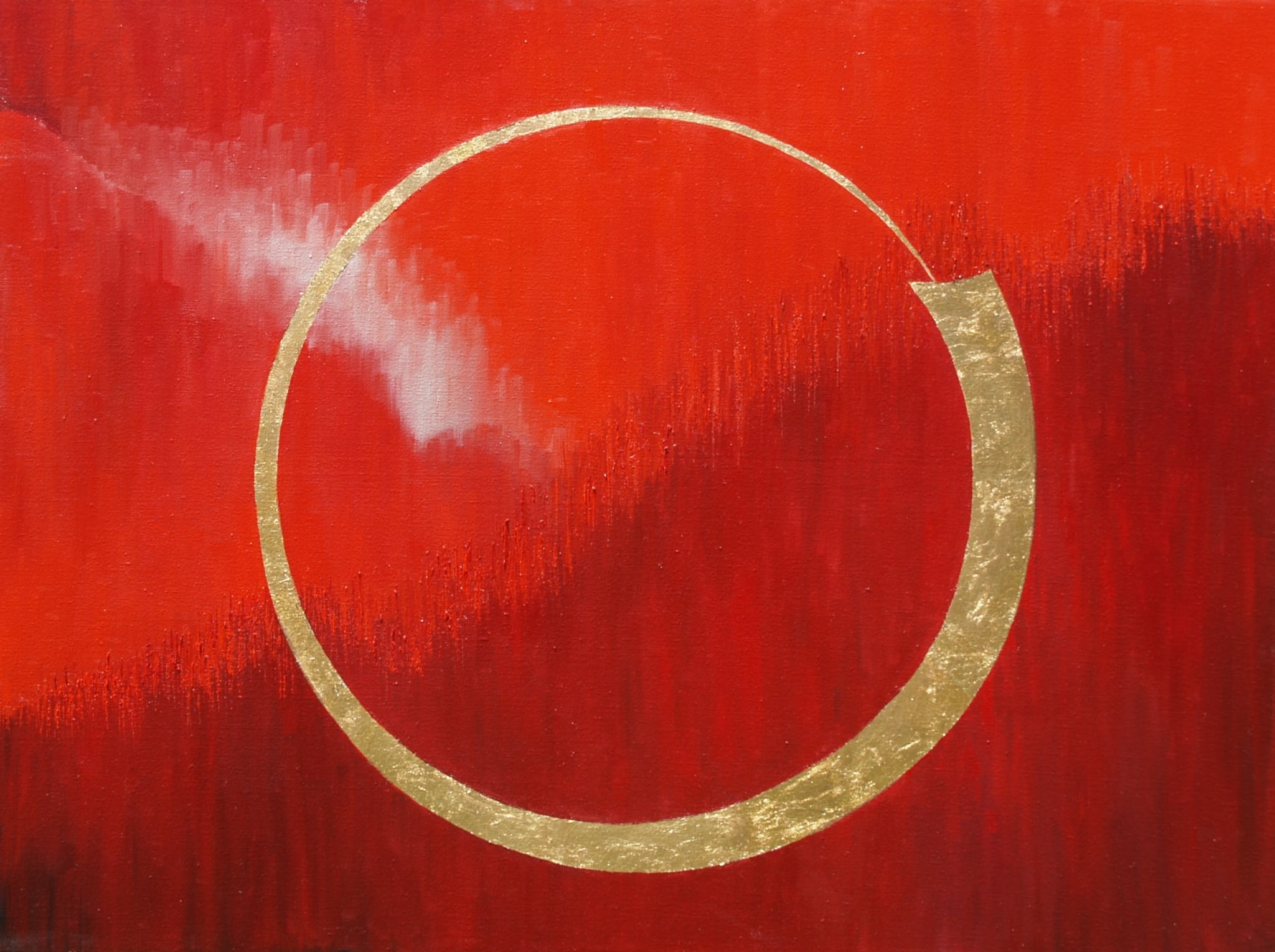 Golden Enso by John Horejs