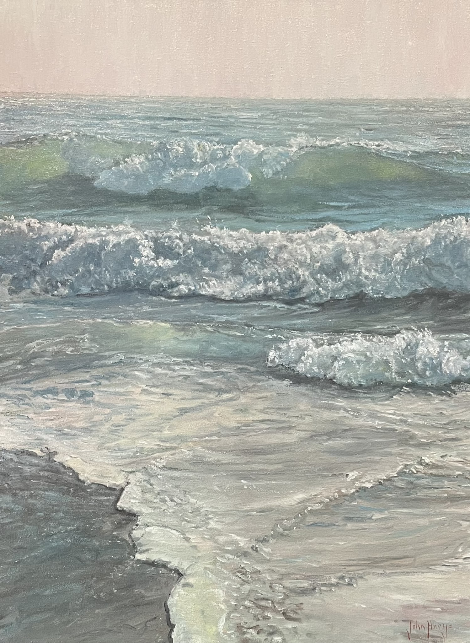 Seascape--Seaside Serenity by John Horejs