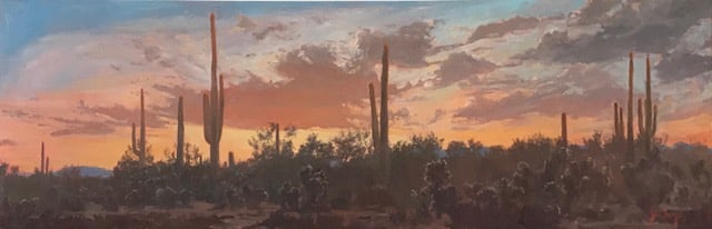 Desertscape--Sonoran Dusk by John Horejs