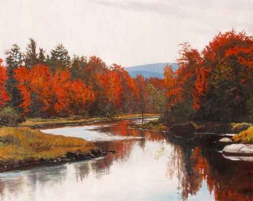 Landscape--October Reflections by John Horejs