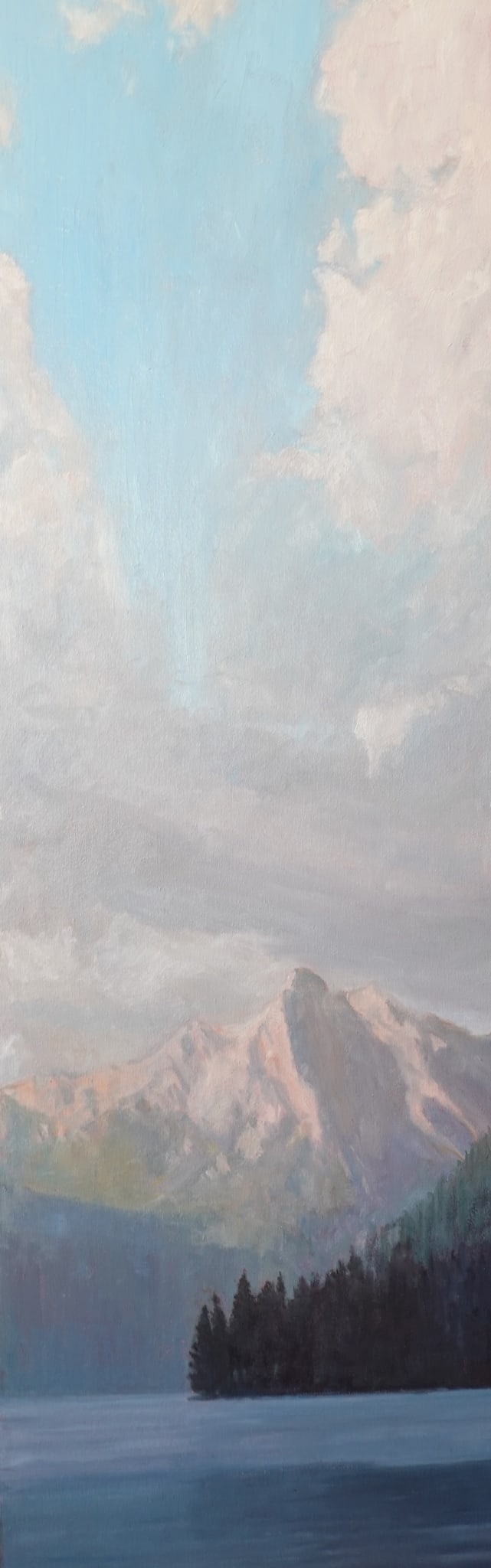 Landscape--Clouds Over Redfish Lake by John Horejs