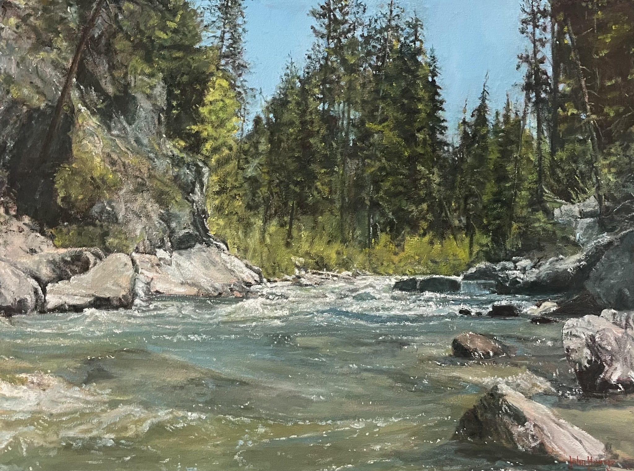 Payette River Rapids by John Horejs