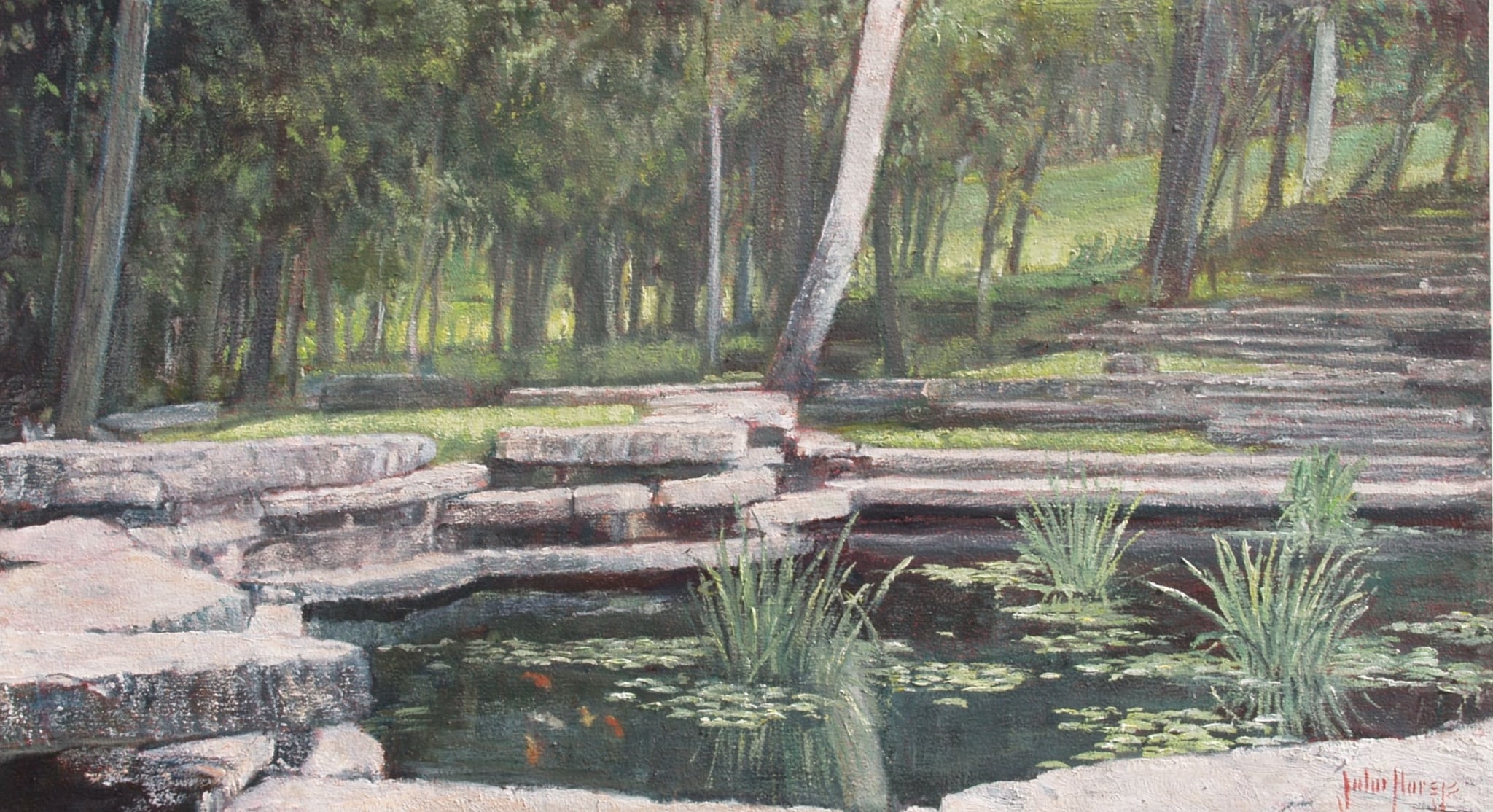 Landscape--Welter's Coy Pond by John Horejs
