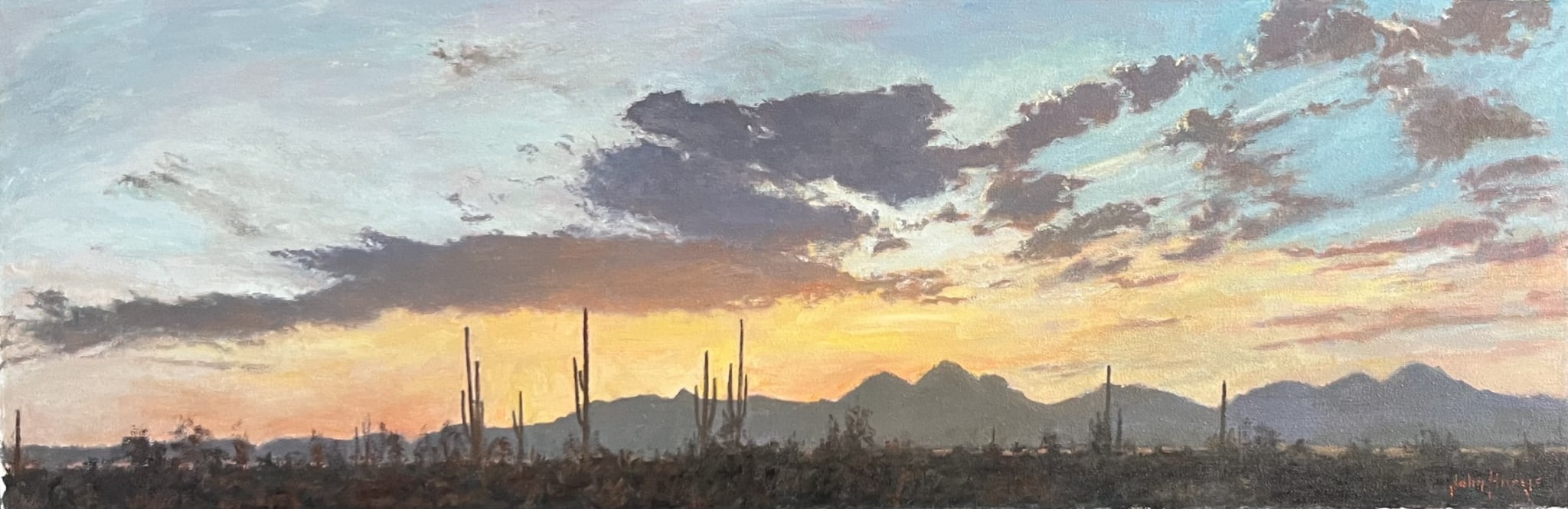 Desert Sunset Drama by John Horejs