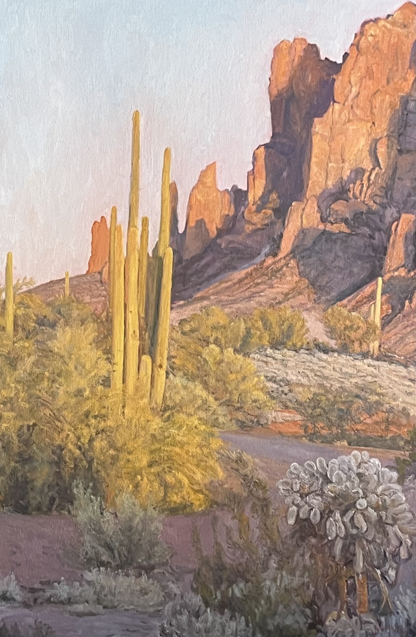 Desertscapes--Desert Dusk Shadows by John Horejs