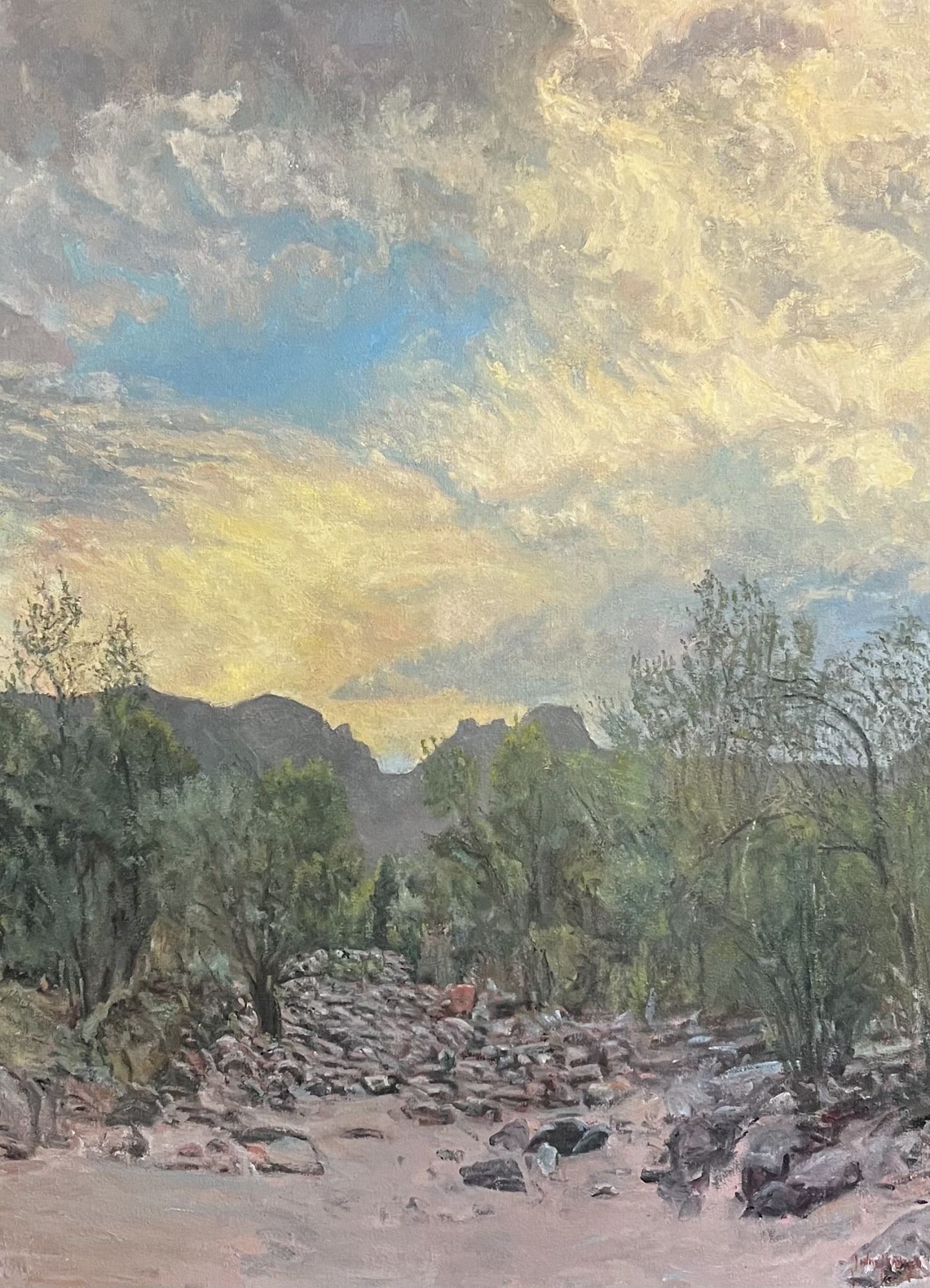 Desertscape--Bear Creek Monsoon Clouds by John Horejs