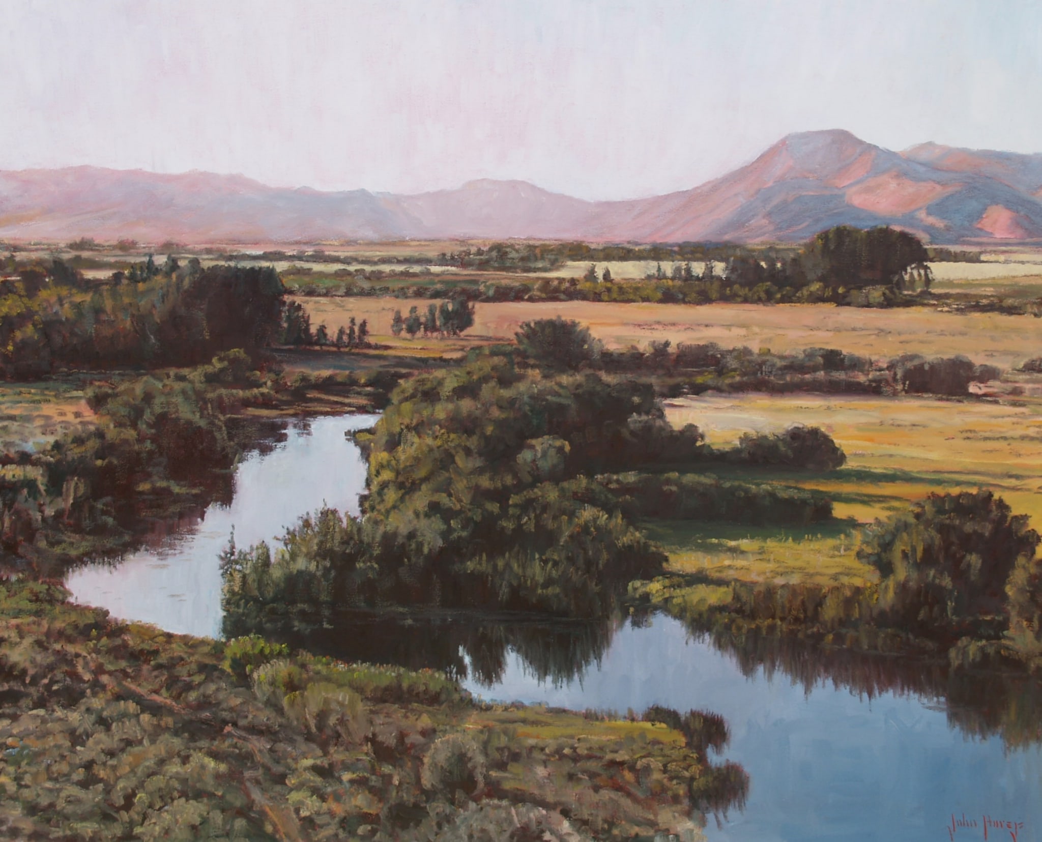 Landscape--Silver Creek by John Horejs