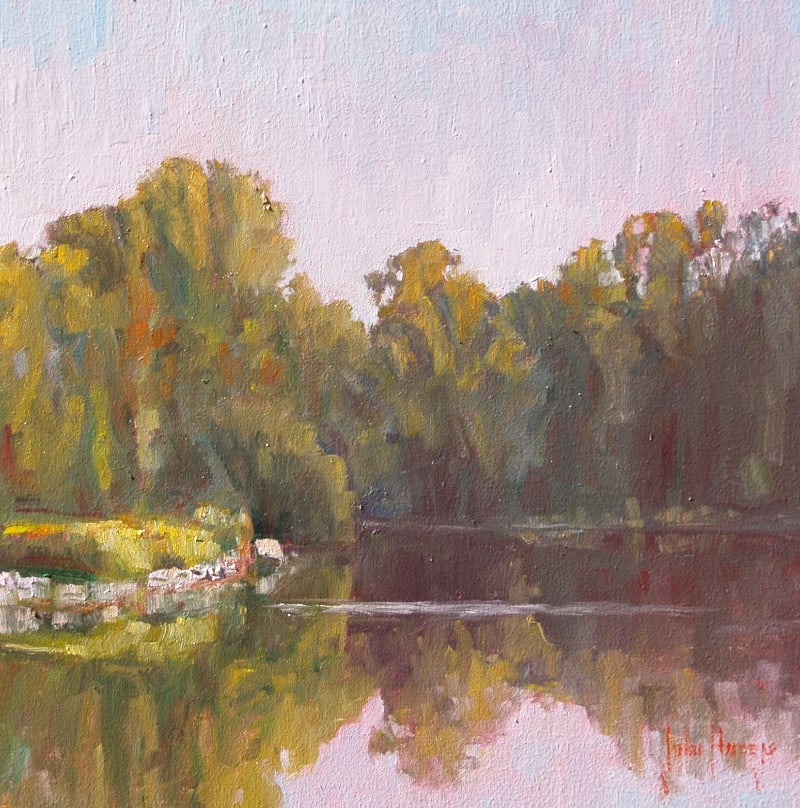 Landscape--Afternoon Reflections by John Horejs