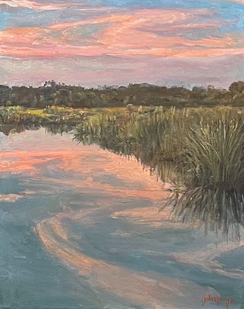 Marsh Sunrise by John Horejs