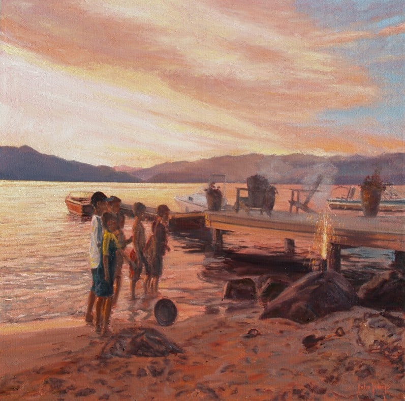 Landscape--Fourth of July--Payette Lake by John Horejs