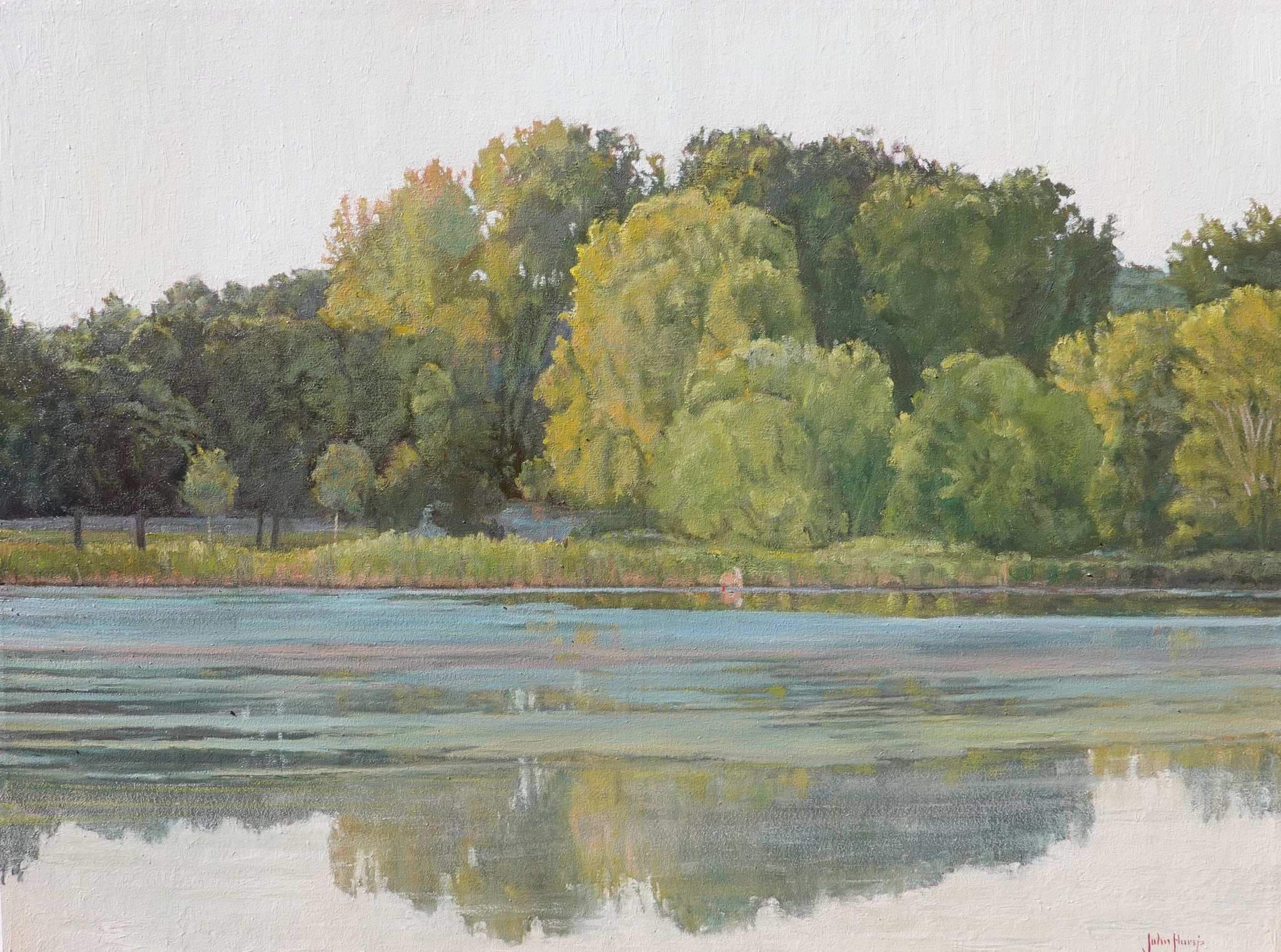 Landscape--Morning Stillness by John Horejs
