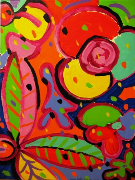 Floral fantasy 1 by Mary Ellen Mogee