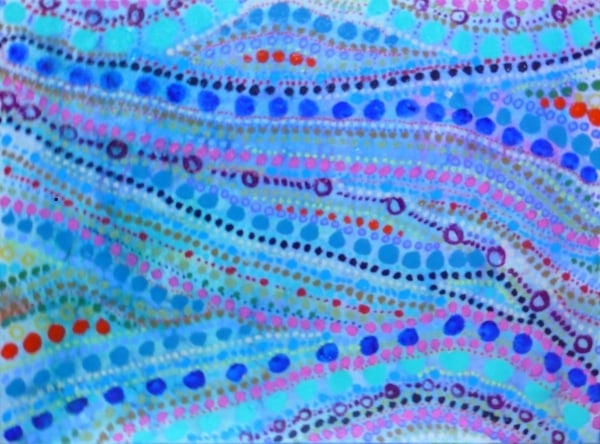 Blue Dot by Mary Ellen Mogee