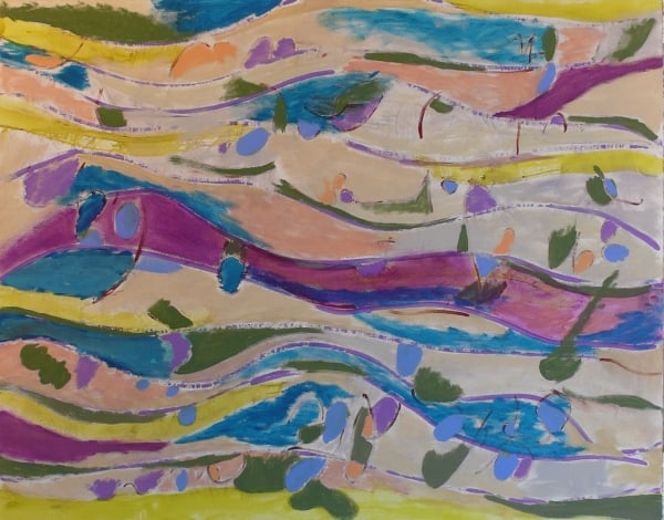 Beige Waves by Mary Ellen Mogee