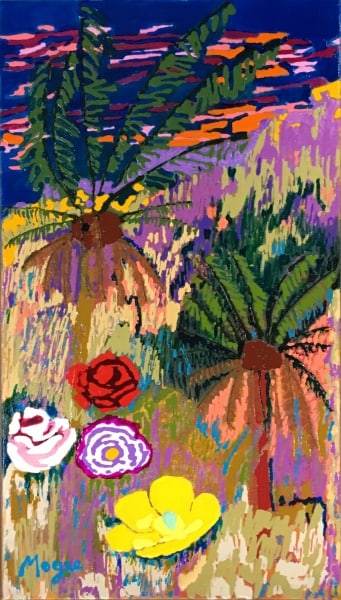 Moroccan Palms by Mary Ellen Mogee