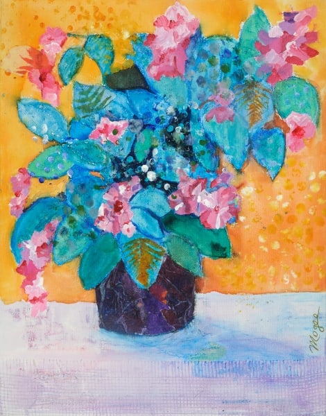 sweet begonia by Mary Ellen Mogee