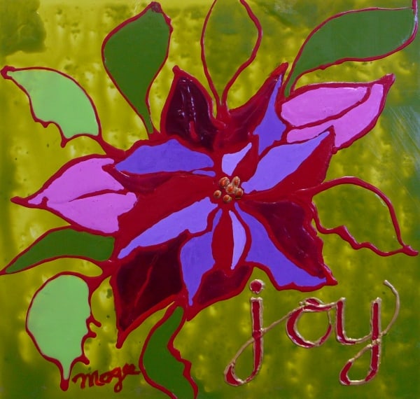Holiday Joy--Green Gold by Mary Ellen Mogee