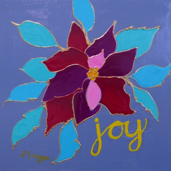 Holiday Joy-Gray by Mary Ellen Mogee