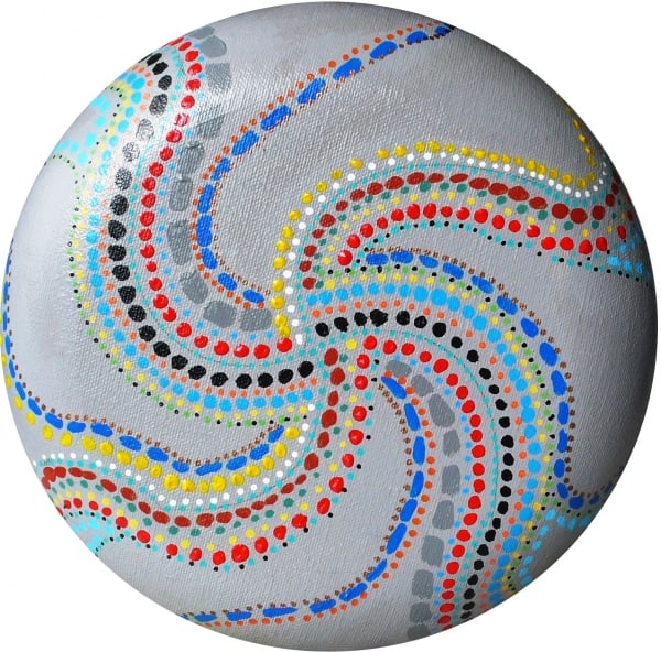 Gray Mandala by Mary Ellen Mogee