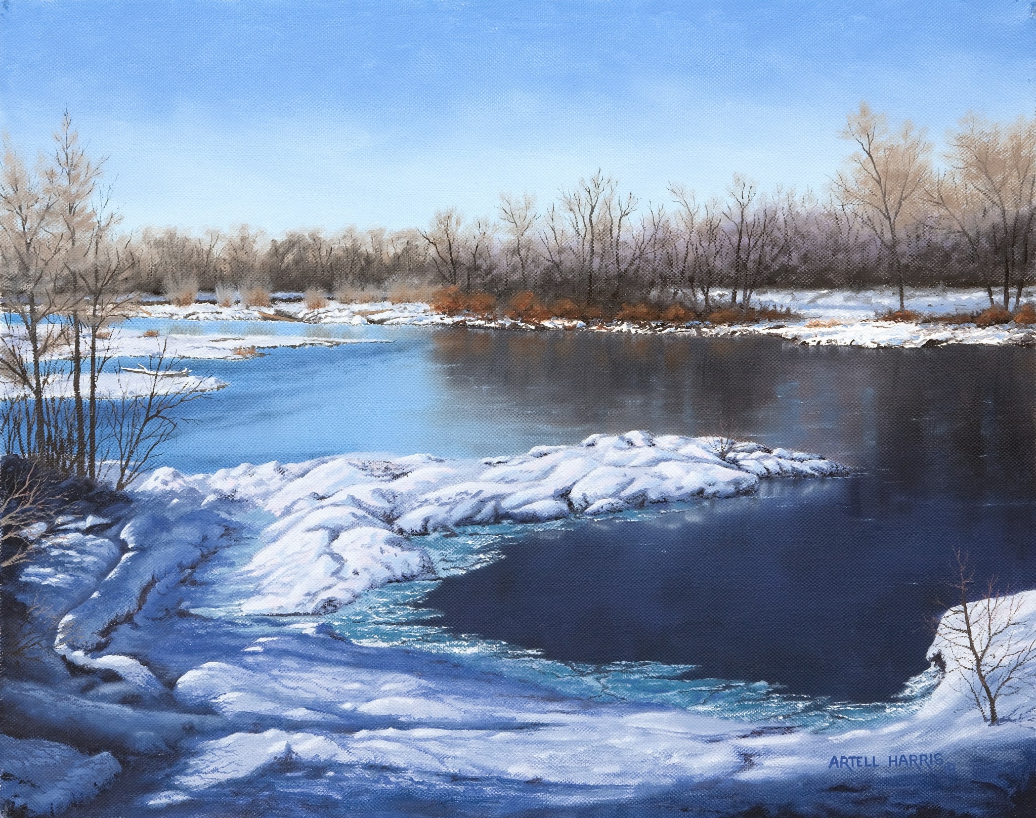Below Twin Bridges by artell harris