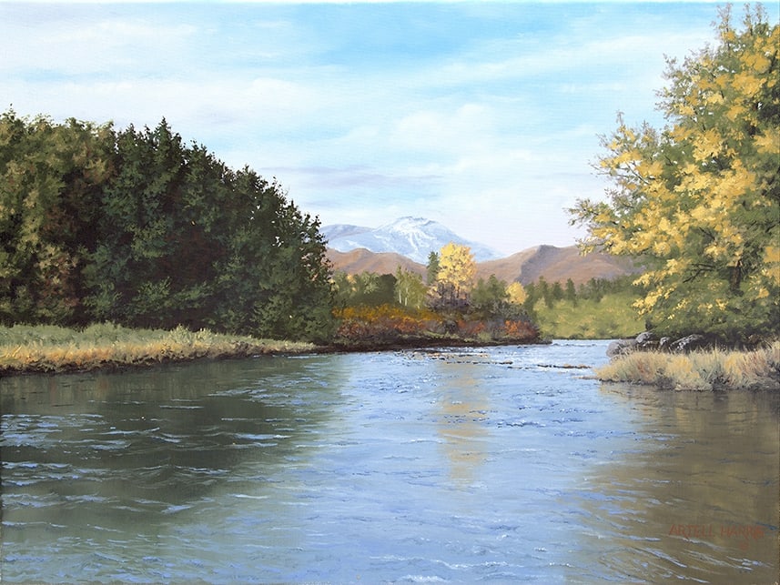 Middle Provo River by artell harris