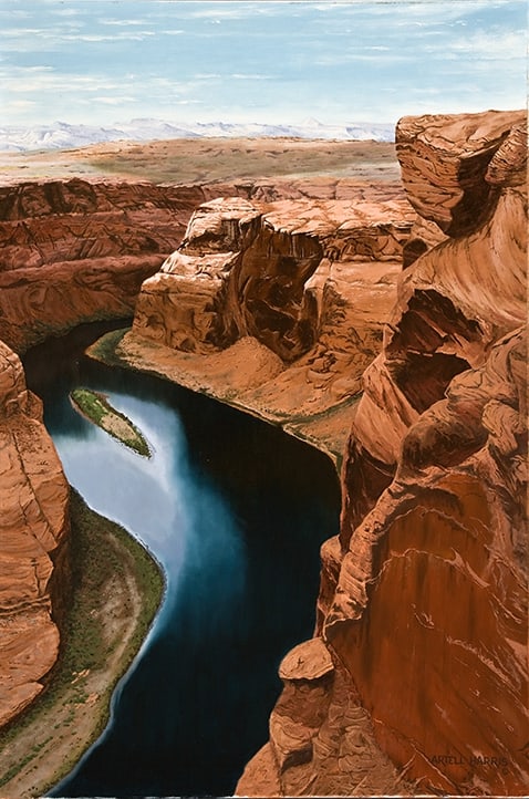 Horseshoe Bend, right by artell harris